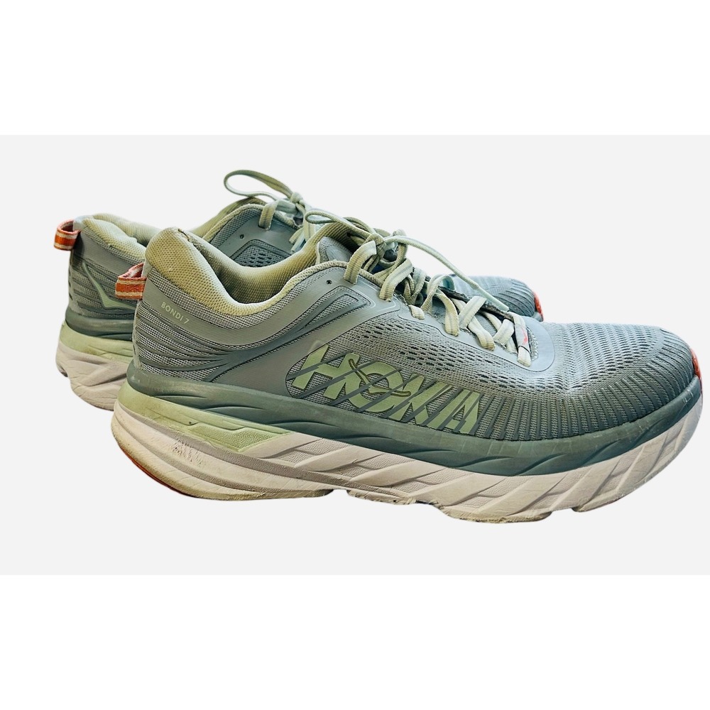 Hoka One One Bondi 7‎ Women Running Shoes Blue Fog Size 9